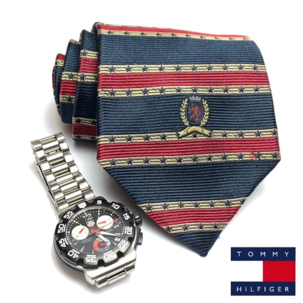 Tommy Hilfiger Regal Tie - 100% Italian Silk
